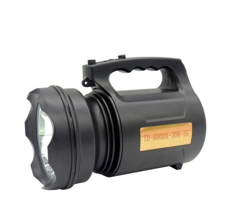 TD-6000A LED Flashlight with Rechargeable Battery 30W