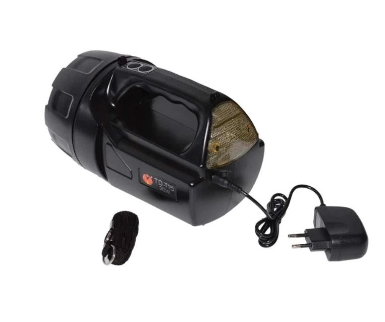 TD-T15 LED Flashlight CREE XM-L T6 30W Black