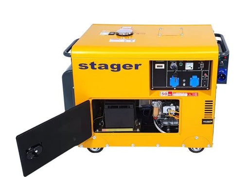 Stager DG 5500S+ATS Diesel Generator 4.2kW 3000rpm Sound-Insulated