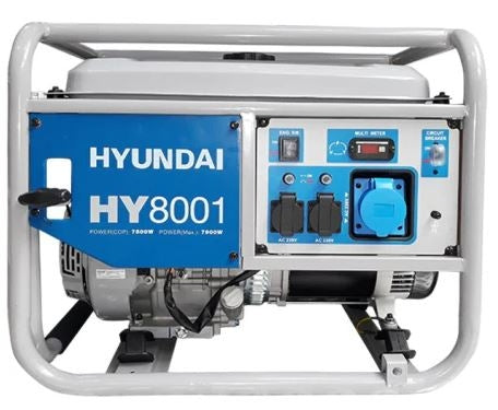 Hyundai HY8001 Gasoline Generator