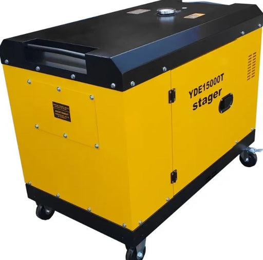 Stager YDE15000T Diesel Generator 9.6 kW Soundproof