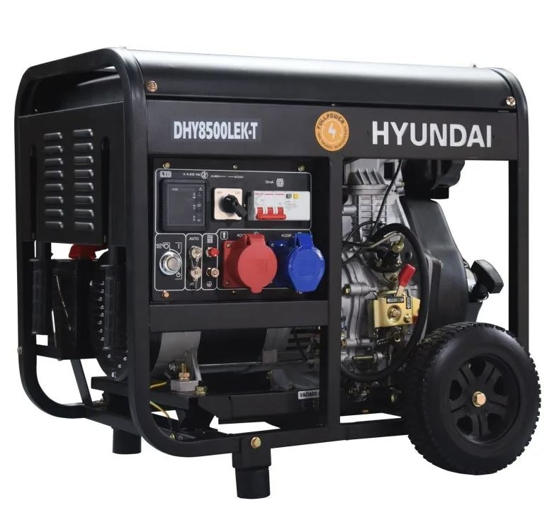 Hyundai DHY8500LEK-T Diesel Generator 7KW Tri-Phase