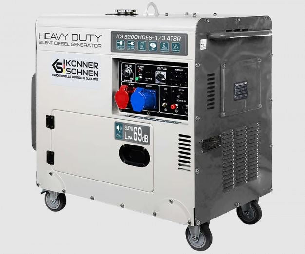 Konner & Sohnen KS 9200HDES-1/3 ATSR Diesel Silent Generator 7.5kW