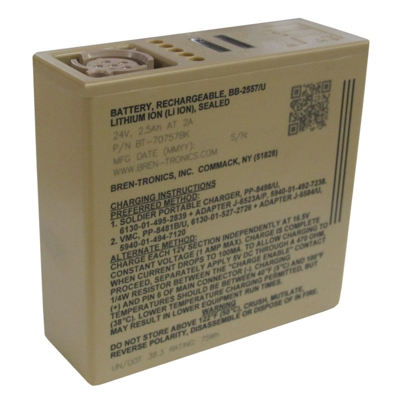 BB-2557/U Lithium-Ion Rechargeable Battery 75Wh