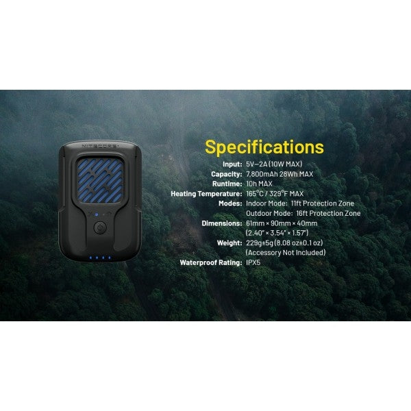 Nitecore EMR40 Mosquito Repellent Device