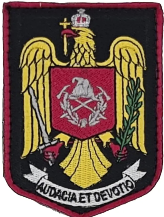 Set of Pompierii Embroidered Patches with Velcro