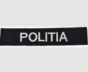 Set of Embroidered POLITIA Patches