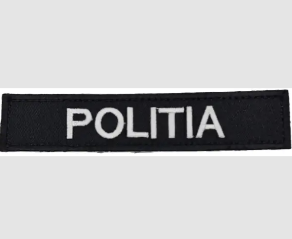 Set of Embroidered POLITIA Patches