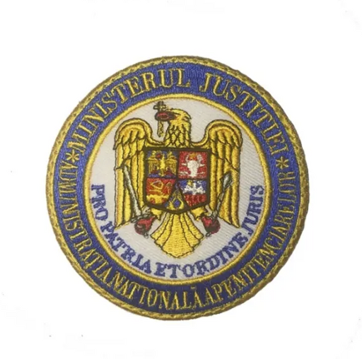 Embroidered Badge Velcro Ministry of Justice