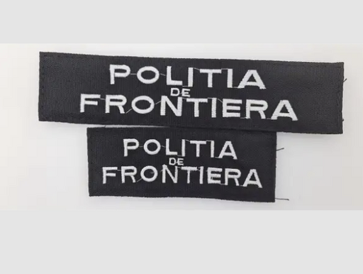 Politia de Frontiera Velcro Textile Patches Set