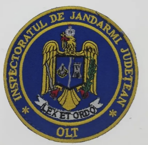 Inspectoratul de Jandarmi Judetean Olt Embroidered Patch with Velcro
