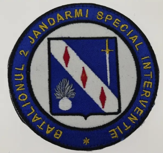 Batalionul 2 Jandarmi Special Interventie Embroidered Patch with Velcro