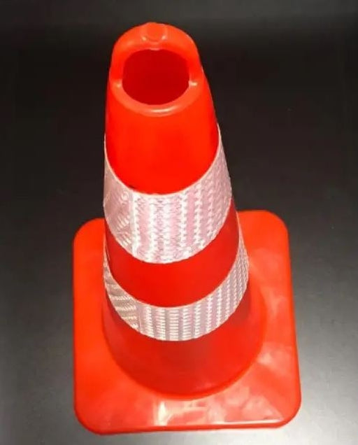 Reflective Traffic Signal Cone 60cm PVC Flexible