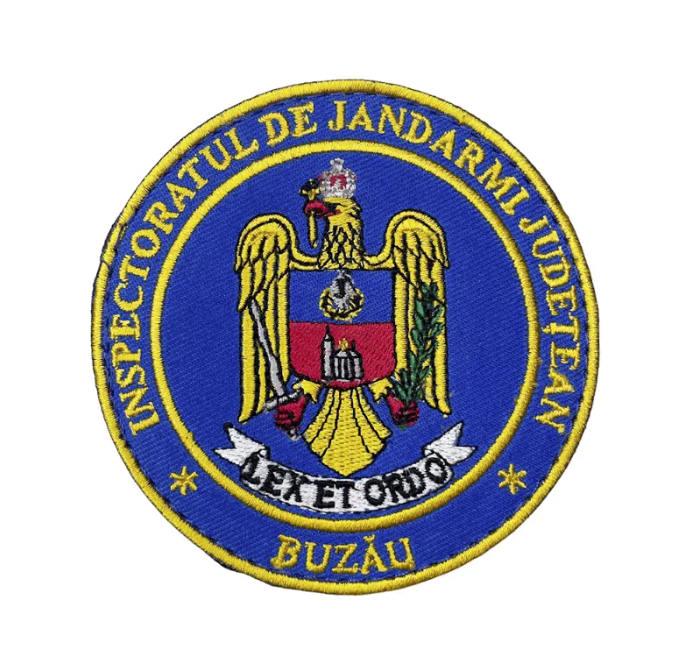 Inspectoratul de Jandarmi Judetean Buzau Round Patch