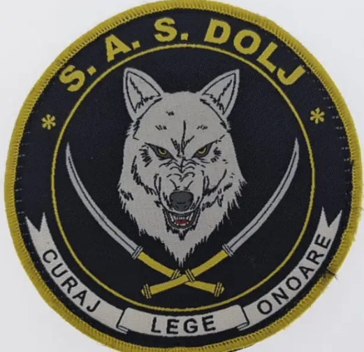 Woven Round Patch with Velcro - S.A.S. Dolj