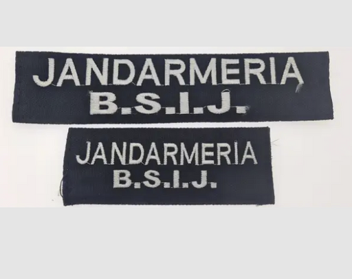 Jandarmeria B.S.I.J. Embroidered Patch with Velcro