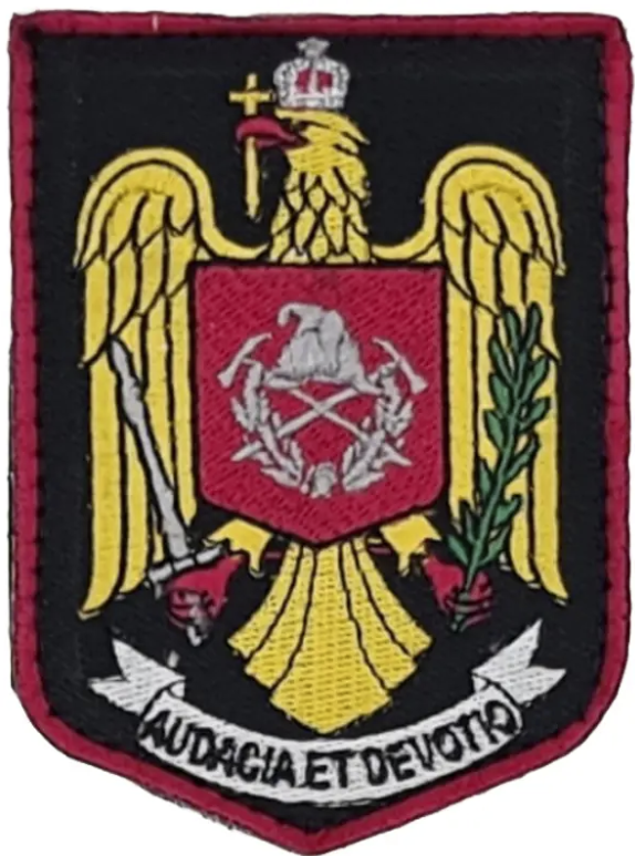 Embroidered Pompierii Shield Patch