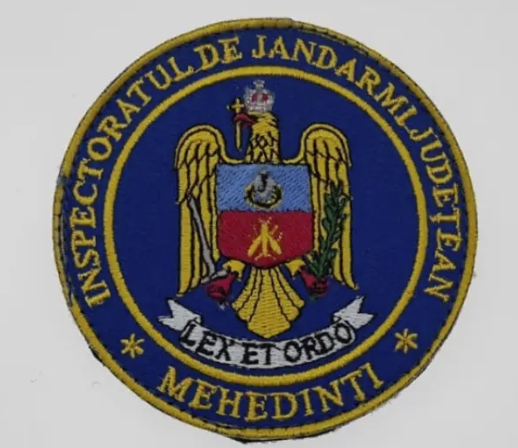 Inspectoratul de Jandarmi Judetean Mehedinti Embroidered Patch with Velcro