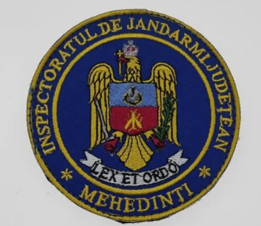 Inspectoratul de Jandarmi Judetean Mehedinti Embroidered Patch with Velcro