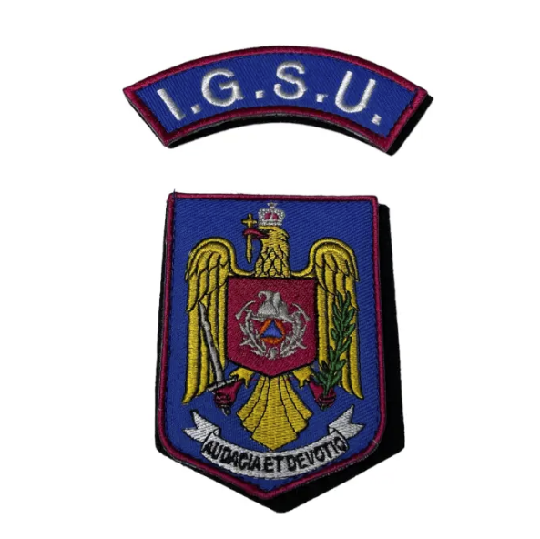 Pompierii Set of Arm Patches with Velcro