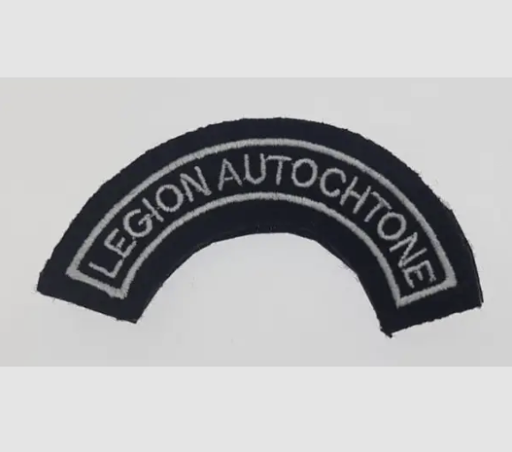 Semirotund Legion Autochtone Patch Velcro Black/White