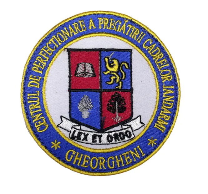 Embroidered Round Patch CPPCJ Gheorgheni