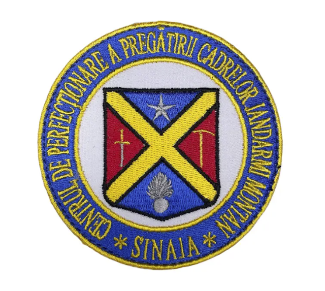 CPPCJM Sinaia Embroidered Round Patch with Velcro
