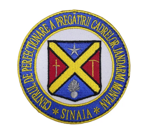 CPPCJM Sinaia Embroidered Round Patch with Velcro