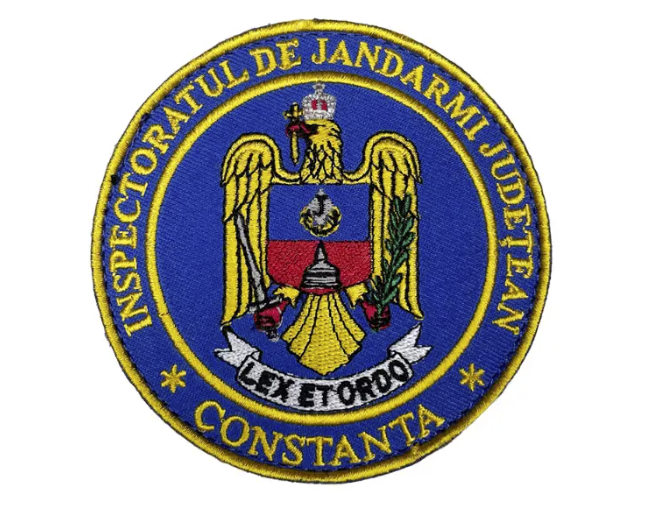 Round Embroidered Patch Inspectoratul de Jandarmi Constanta