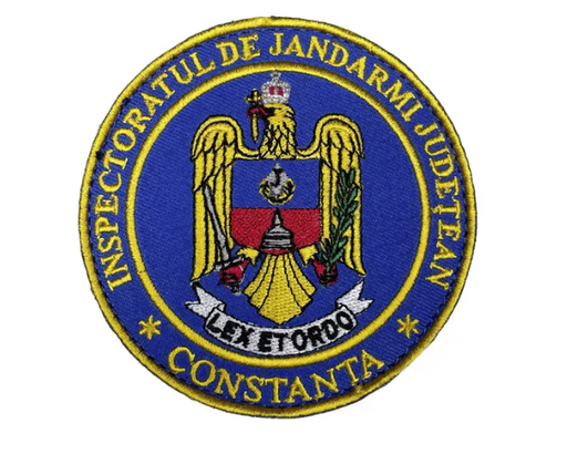 Round Embroidered Patch Inspectoratul de Jandarmi Constanta