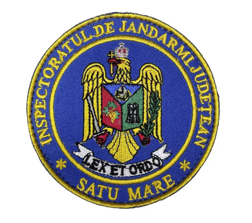 Emblem Round Embroidered Inspectoratul de Jandarmi Satu Mare