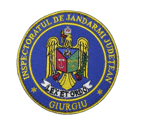 Round Embroidered Patch Inspectoratul de Jandarmi Judetean Giurgiu