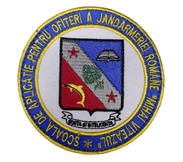Round Badge - Romanian Gendarmerie Officers Training School 'Mihai Viteazul'