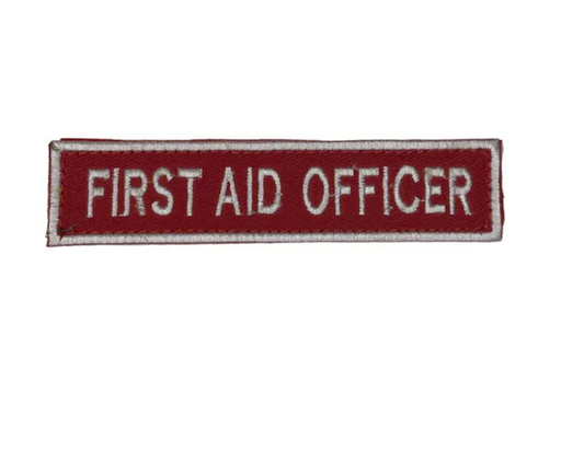 SMURD First Aid Officer Patch Red