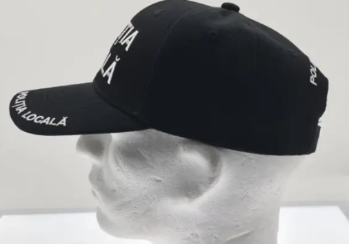 MP1 Adjustable Black Hat with Police Inscription