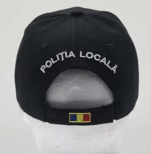 MP1 Adjustable Black Hat with Police Inscription