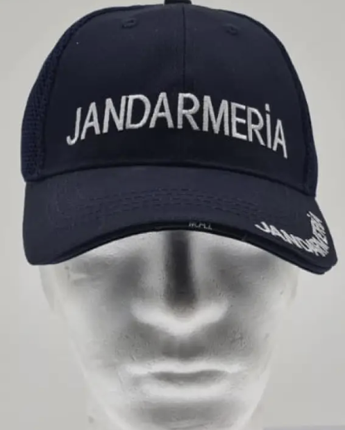 Bleumarin Mesh Cap with Jandarmeria Inscription