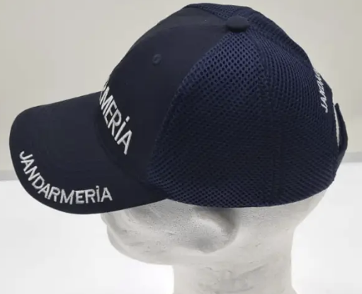 Blue Mesh Cap with 'Jandarmeria' Inscription