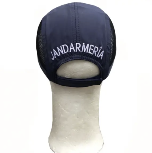 Foldable Navy Cap with Embroidered Jandarmeria Inscription