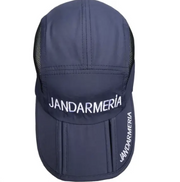 Foldable Navy Cap with Embroidered Jandarmeria Inscription