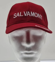 Red Adjustable Full Cap with Salvamont Inscription