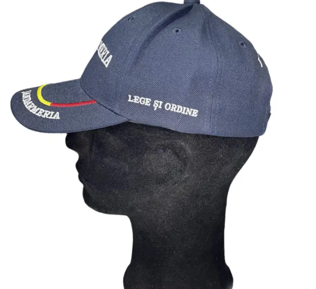 Adjustable Navy Cap with Jandarmeria Embroidery and Tricolor - MP1
