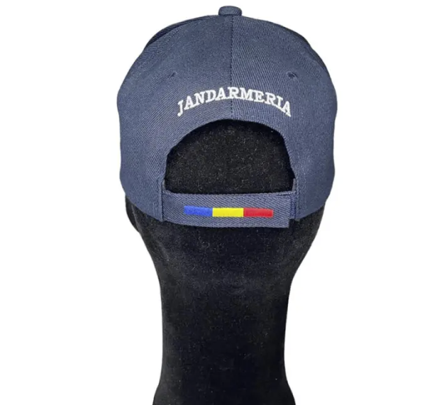 Adjustable Navy Cap with Jandarmeria Embroidery and Tricolor - MP1