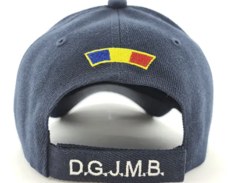 Blue Adjustable Cap with White DGJMB Inscription