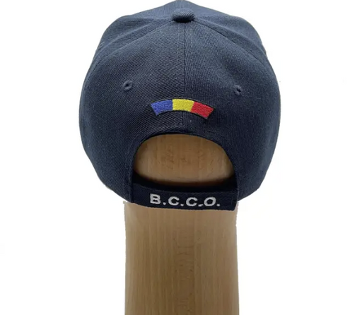 Navy Blue Adjustable Hat with POLITIA and BCCO Inscription
