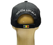 Black Adjustable Local Police Cap with Emblem