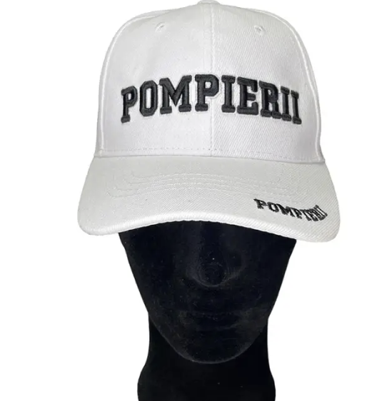 White Adjustable Firefighter Cap MP1