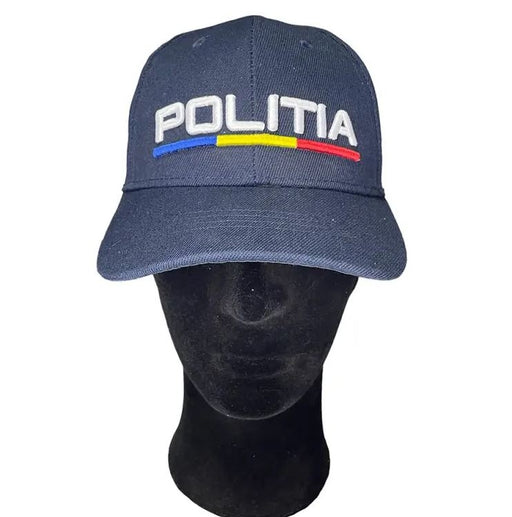 Blue Adjustable Police Cap with Tricolor - MP1