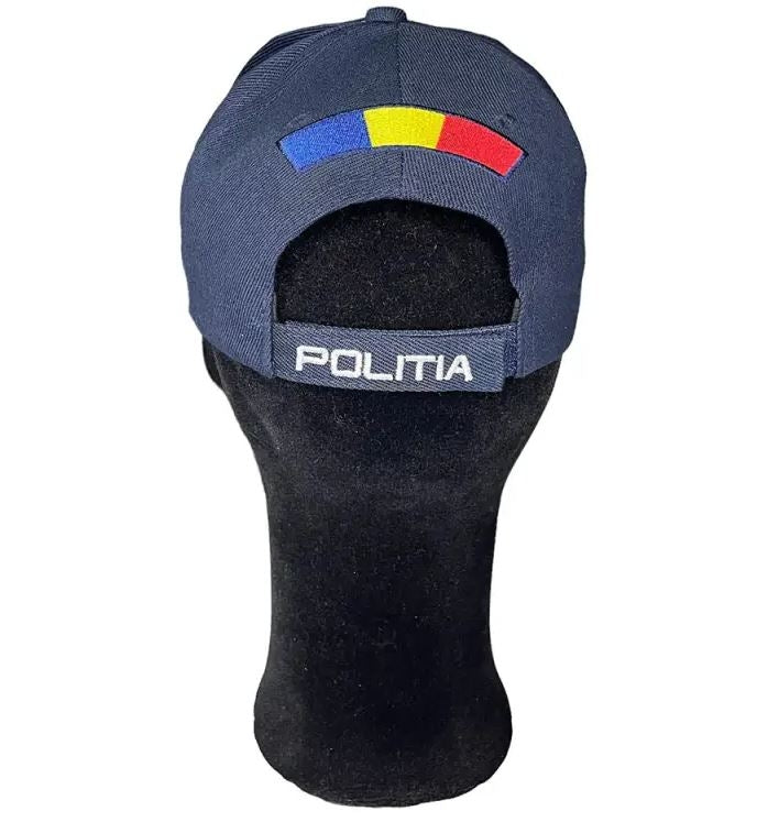 Blue Adjustable Police Cap with Tricolor - MP1