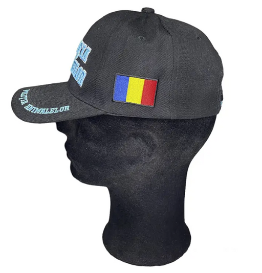 Black Full Animal Police Cap - MP1